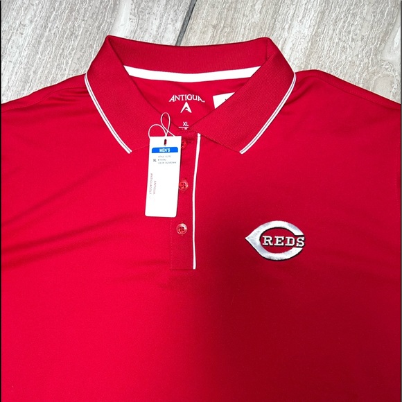 Antigua Other - MLB Cincinnati Reds mens polo shirt